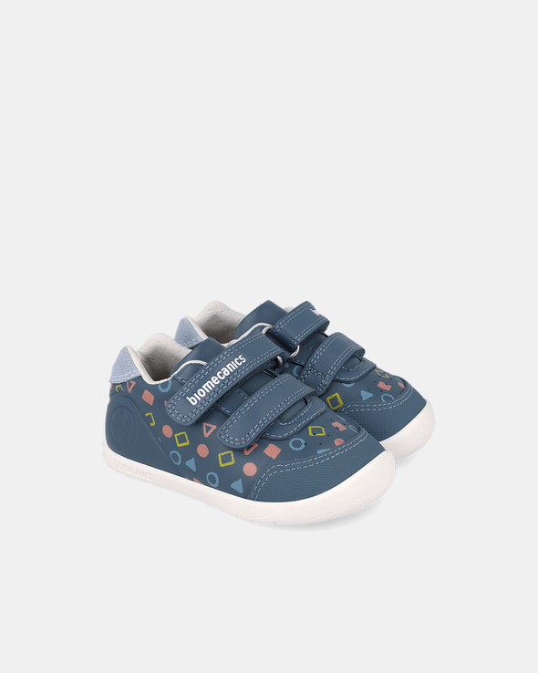 Pantofi Primii Pași Biomecanics Wider – Albastru - 262166-A556