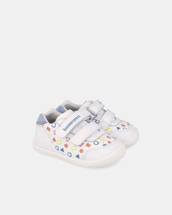 Pantofi Primii Pași Biomecanics Wider – Alb - 262166-B050