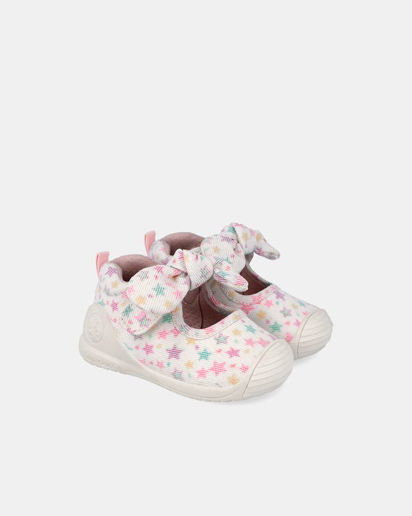 Pantofi Primii Pași Biomecanics – Alb - 262175-B050