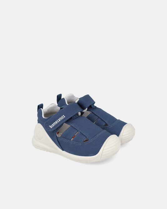 Sandale Biomecanics Primii Pași Canvas Albastru - 262187-A556
