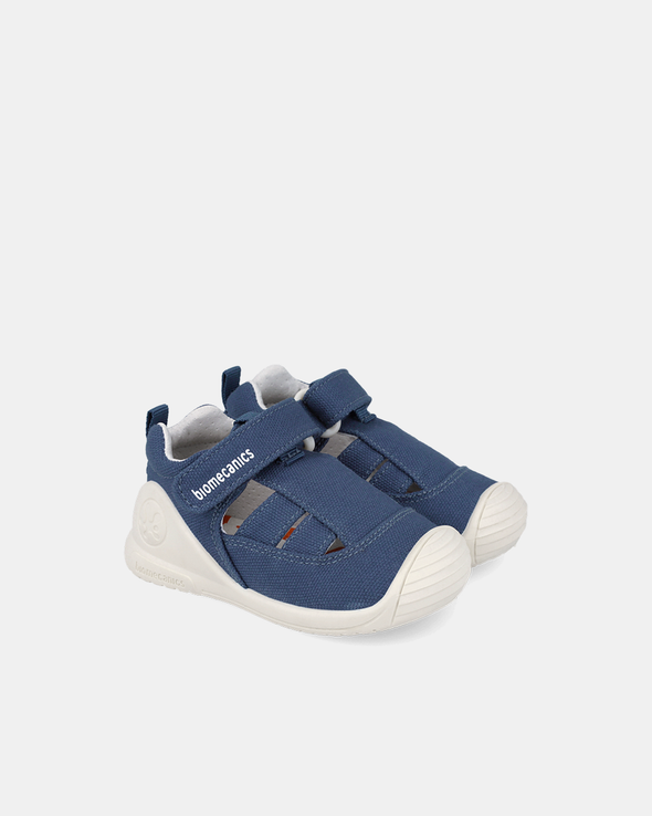 Sandale Biomecanics Primii Pași Canvas Albastru - 262187-A556