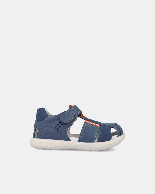 Sandale Piele Naturala Primii Pași Biomecanics – Albastru Denim - 262230-A556