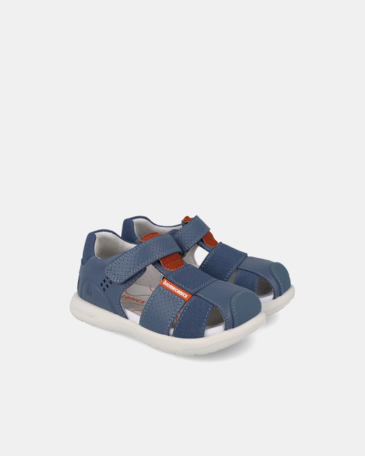 Sandale Piele Naturala Primii Pași Biomecanics – Albastru Denim - 262230-A556