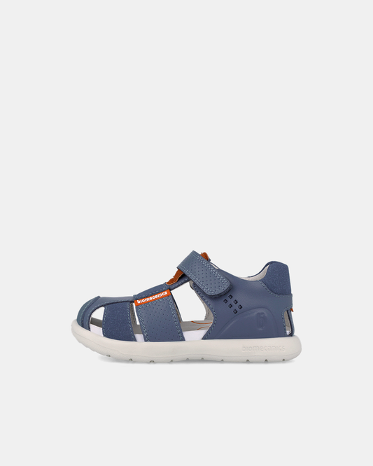 Sandale Piele Naturala Primii Pași Biomecanics – Albastru Denim - 262230-A556