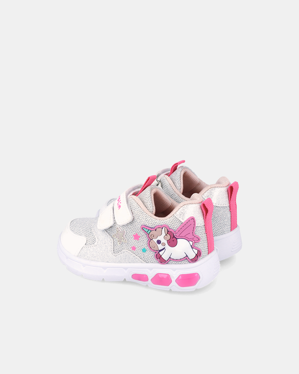 Sneakers Magic Unicorn cu Luminițe Garvalin Albi - 262720-B050
