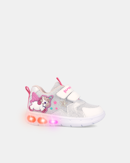 Sneakers Magic Unicorn cu Luminițe Garvalin Albi - 262720-B050