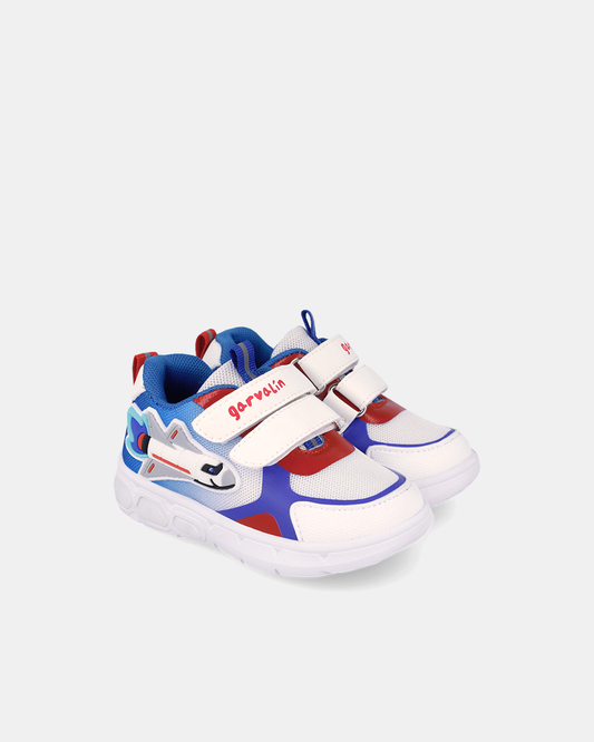 Sneakers Băieți Garvalin cu Luminițe  Albi - 262721-B050