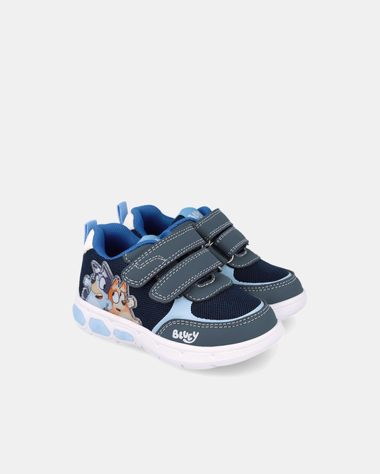 Pantofi Sport Bluey cu Luminițe și Talpă Flexibilă – Albaștri - 262860-A008