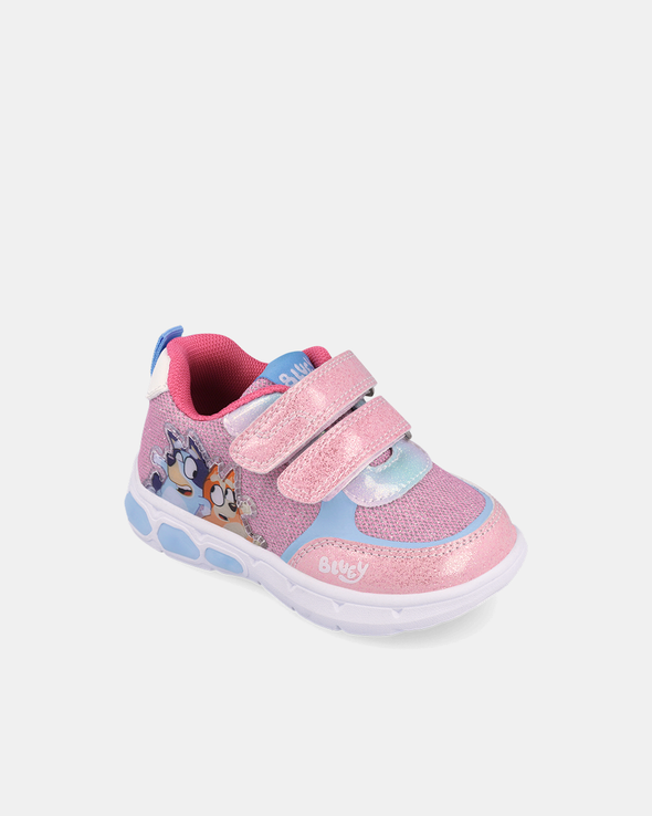 Pantofi Sport Bluey cu Sclipici și Luminițe – Roz - 262860-B032